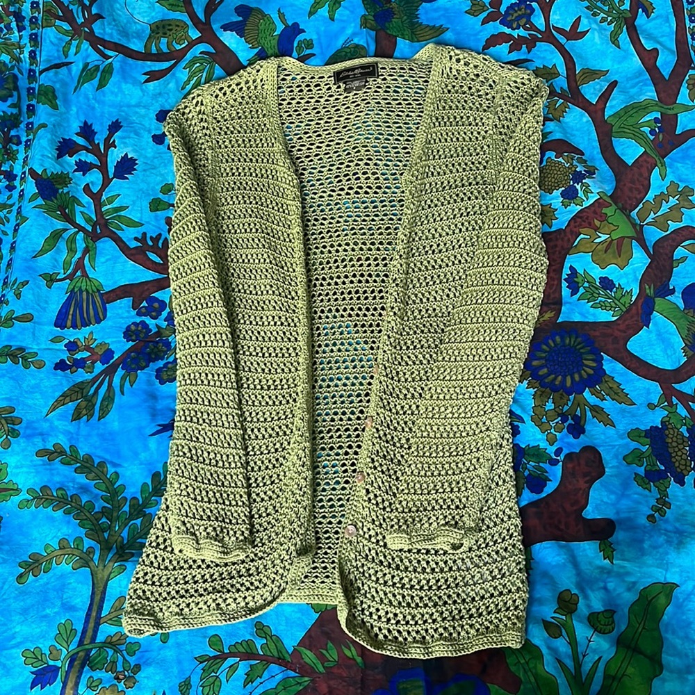 Eddie Bauer Women’s Crochet Cardigan